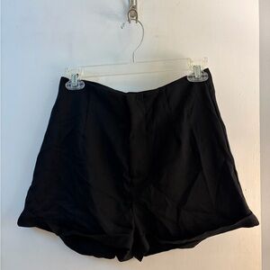 SHEIN Black High Waist Women's Shorts